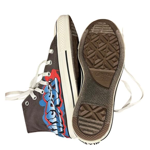 Rare Converse All Star Graffiti High 70 OX Sneakers Size 7 Multicolored - Picture 4 of 5
